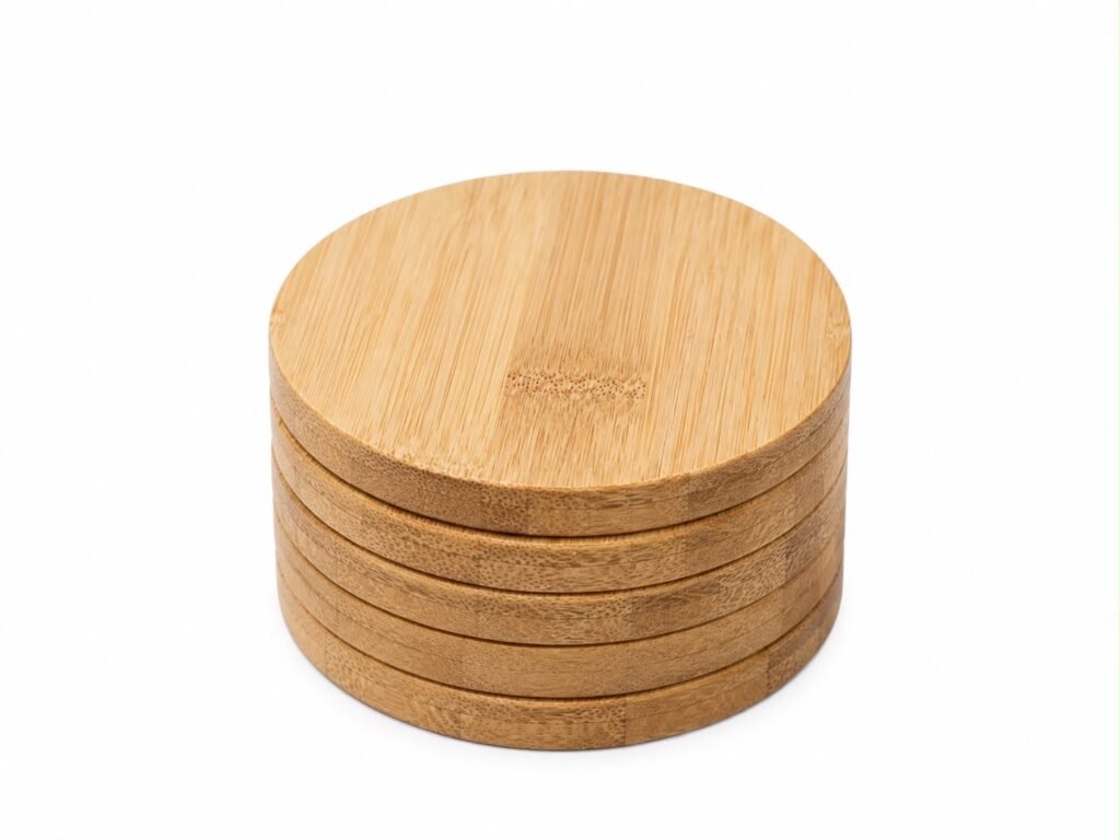 Bamboo Coaster Set