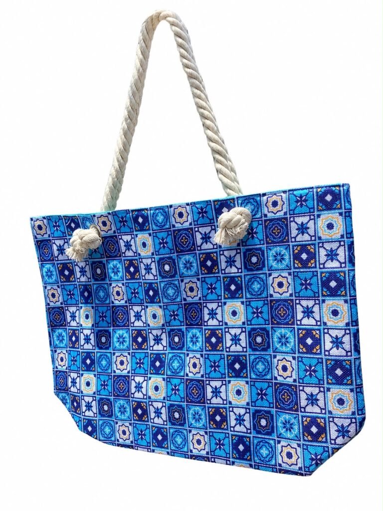 Rope Handle Beach Tote