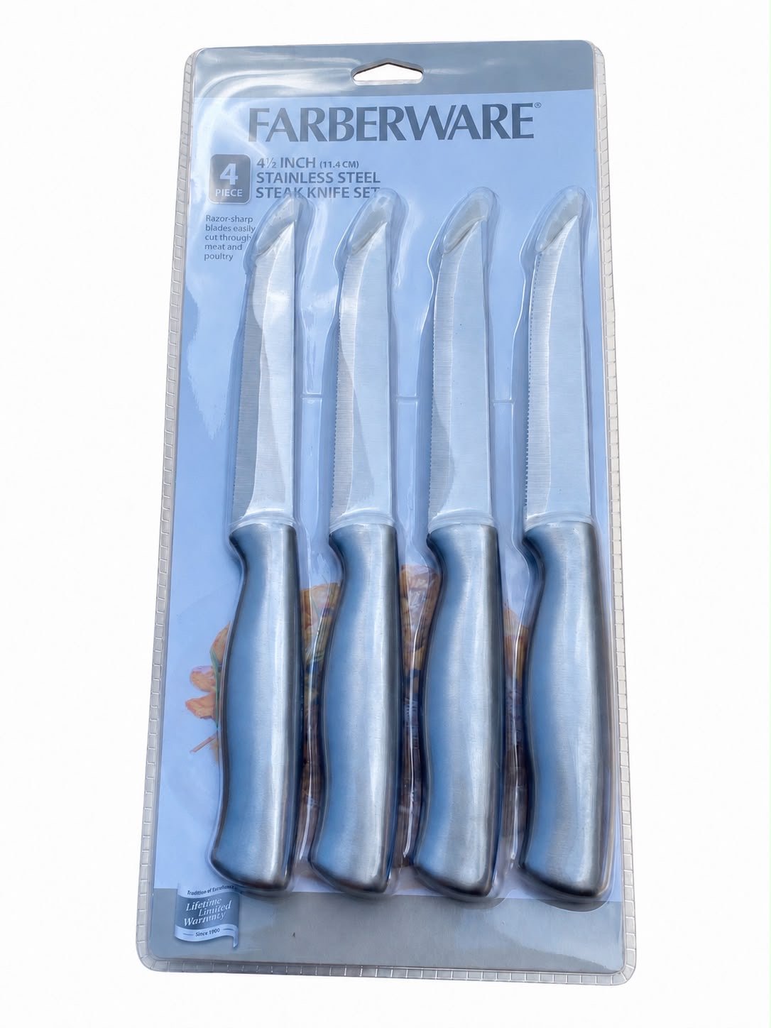 4-Piece Stainless Steel Steak Knife Set